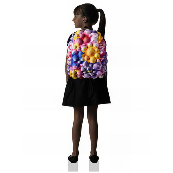 Mochila Burbujas de Flores MadPax - Estilo Creativo y Espacioso