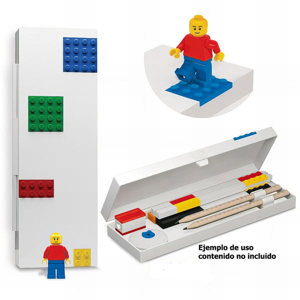 Lapicera LEGO Azul con Minifigura - Diseño Divertido y Funcional