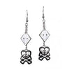 Aretes De Tokidoki: Calaveras (Plateados)