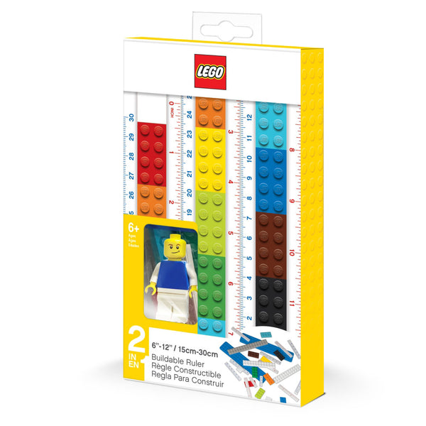 Regla Armable Lego Iconic Con Mini Figura